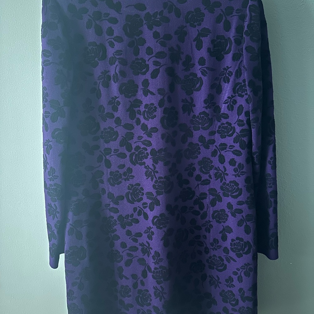 St. John Purple and Black Ombré Blazer - Picture 6 of 7